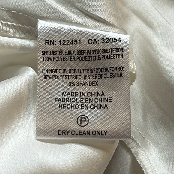 NWT Anthropologie Maeve V-Neck White Peony Garden Dress Size 10 - Picture 7 of 9